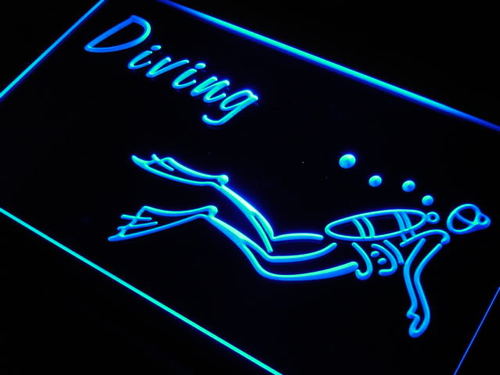 Diving Dive Neon Light Sign